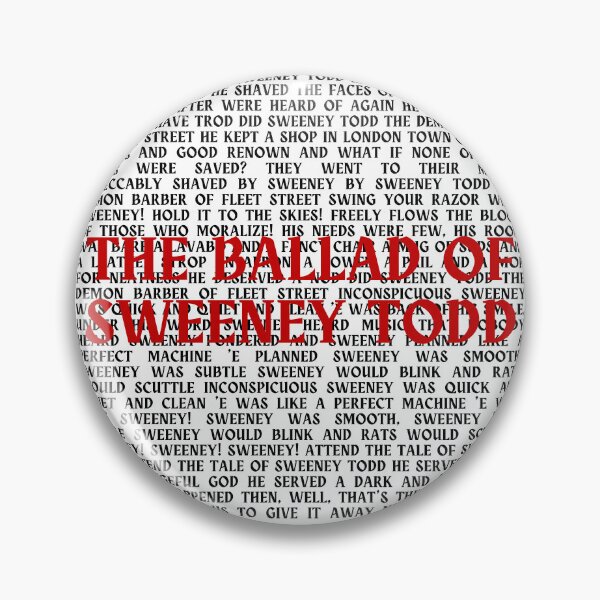 Artikelvorschau, Sweeney Todd Texte entworfen und verkauft von broadwaygirl142.