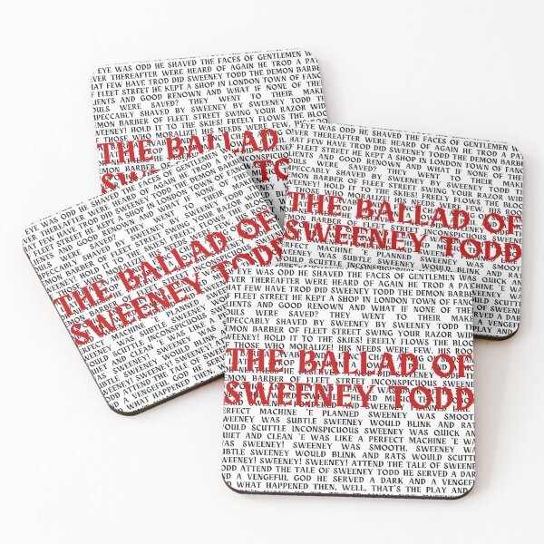 Item preview, Sweeney Todd lyrics designed and sold by broadwaygirl142.