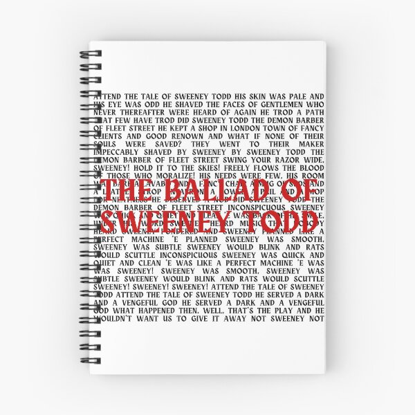 Item preview, Sweeney Todd lyrics designed and sold by broadwaygirl142.