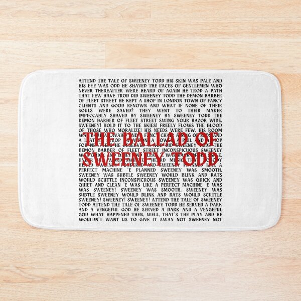 Item preview, Sweeney Todd lyrics designed and sold by broadwaygirl142.