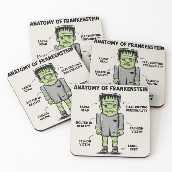 Item preview, Anatomy of a Frankenstein's Monster designed and sold by Vintage Designs +.