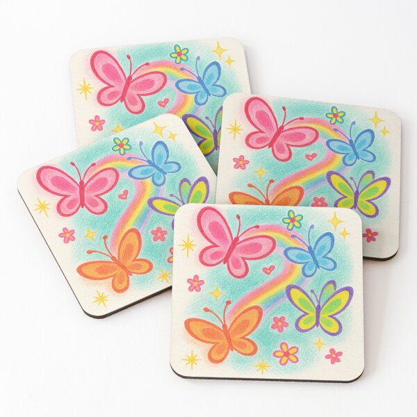 Item preview, Crayon Garden Dreams – Butterflies in Bloom designed and sold by coconova.