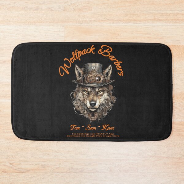 Item preview, Wolfpack Barbers Steampunk Style Merch Logo designed and sold by 67prints.