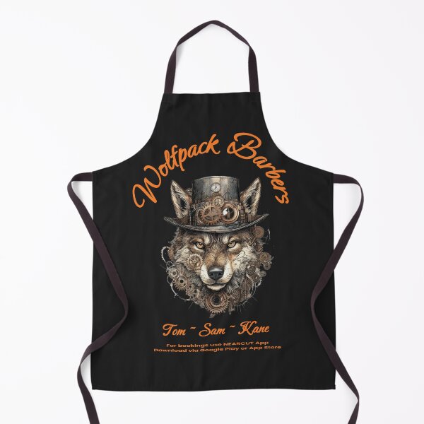 Item preview, Wolfpack Barbers Steampunk Style Merch Logo designed and sold by 67prints.