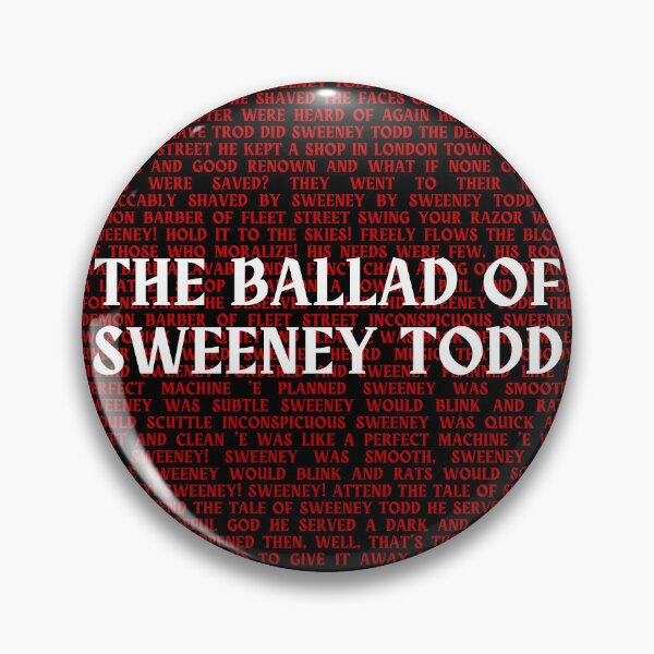 Item preview, Copy of Sweeney Todd lyrics designed and sold by broadwaygirl142.