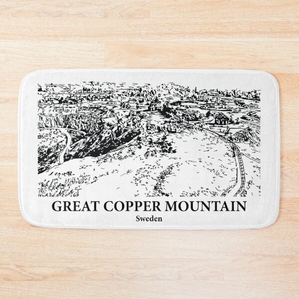 Item preview, Great Copper Mountain - Sweden designed and sold by Lakeric Cityscapes.