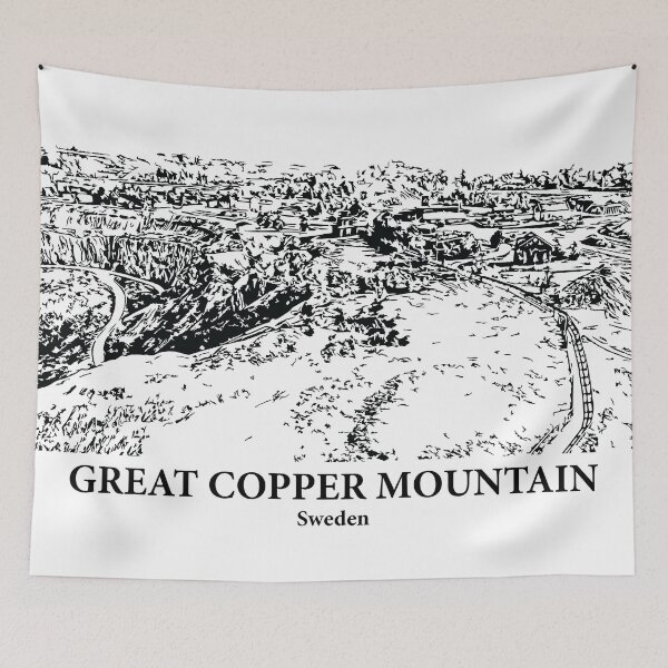 Item preview, Great Copper Mountain - Sweden designed and sold by Lakeric Cityscapes.