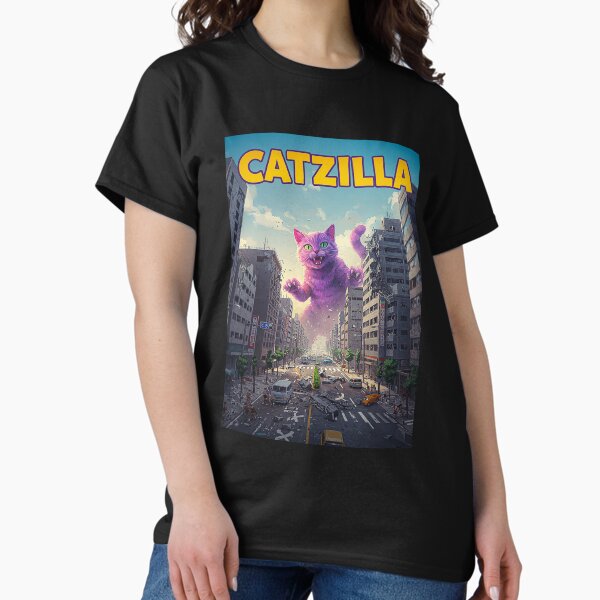 Vista previa del artículo con la obra «Catzilla», diseñado y vendido por Airpower Art.