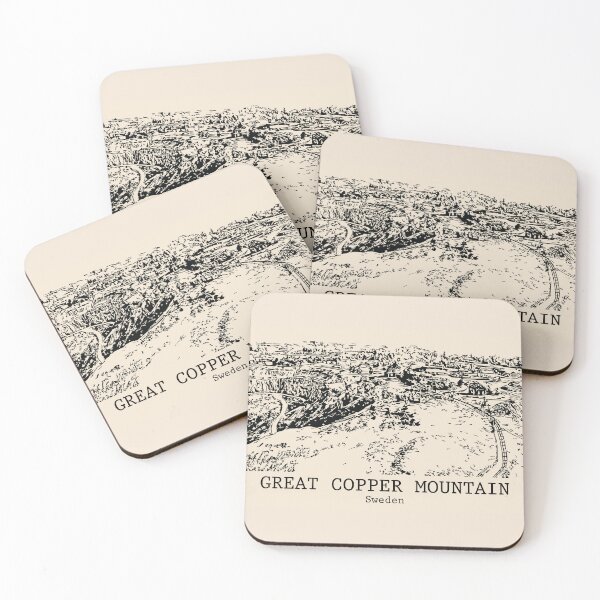 Item preview, Great Copper Mountain - Sweden designed and sold by Lakeric Cityscapes.
