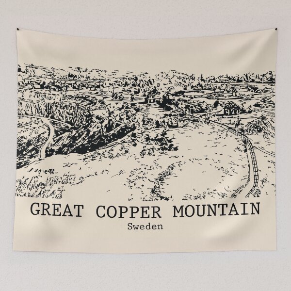 Item preview, Great Copper Mountain - Sweden designed and sold by Lakeric Cityscapes.