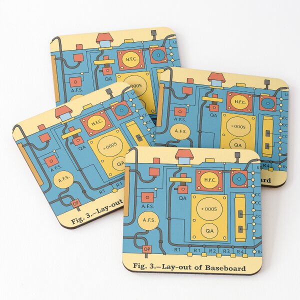 Item preview, Circuit Board in Claire ligne style designed and sold by Living In An Earlier Age.