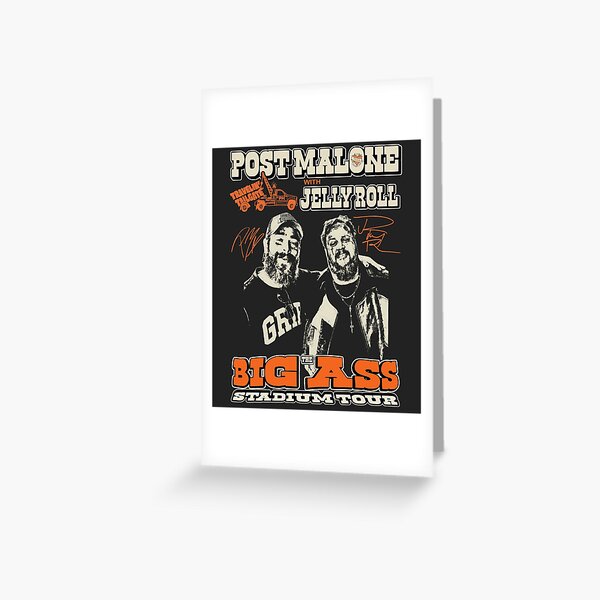 Item preview, Post Malone Jelly Roll Concert Tour Album Cover Poster designed and sold by DanielleBestOne.