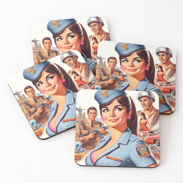 Item preview, Retro Military Pinup designed and sold by PulpVintage.