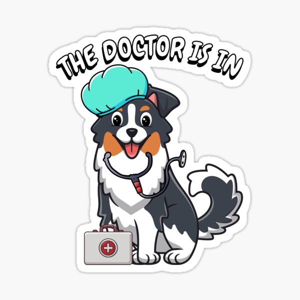 Item preview, Funny collie dog is a doctor designed and sold by Pet Station.