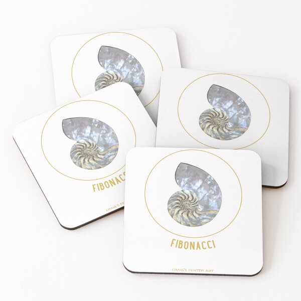 Item preview, The Ocean's Fibonacci Gold Seashells T-shirt designed and sold by CES Tees.