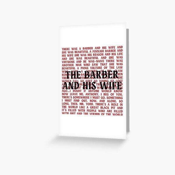 Aperçu de l'œuvre Paroles de Sweeney Todd créée et vendue par broadwaygirl142.