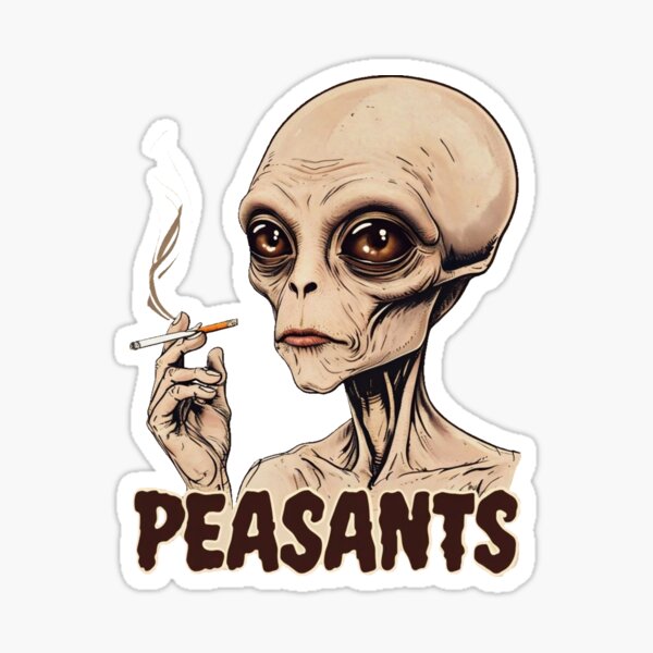 Item preview, “Peasants” Funny Sci-Fi Design designed and sold by NiRia Spot.