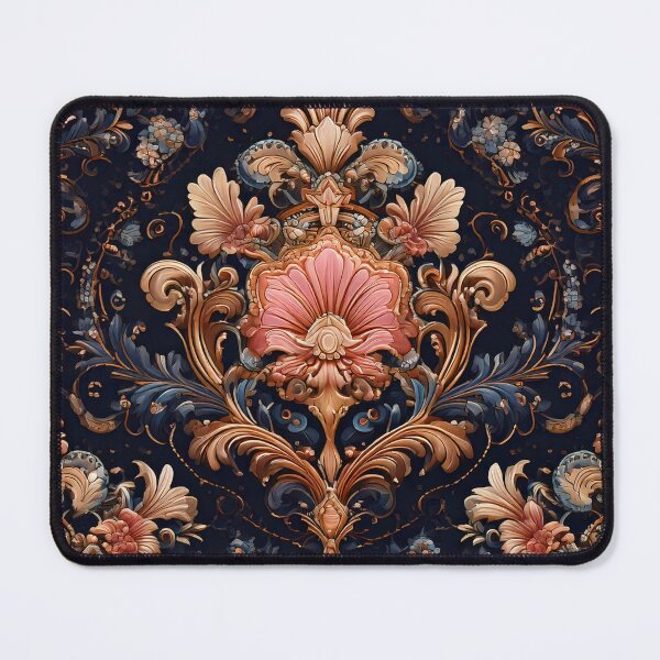 Item preview, Beautiful Royal Crest Floral motif in embroidered style designed and sold by Designbes.