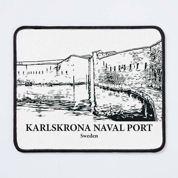 Item preview, Karlskrona Naval Port - Sweden designed and sold by Lakeric Cityscapes.