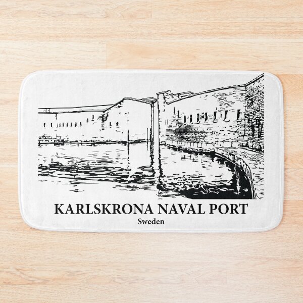 Item preview, Karlskrona Naval Port - Sweden designed and sold by Lakeric Cityscapes.