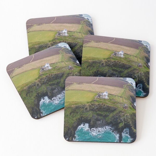 Item preview, Lonely House on a Cliff – Aerial Drone Photo designed and sold by Martindoran.