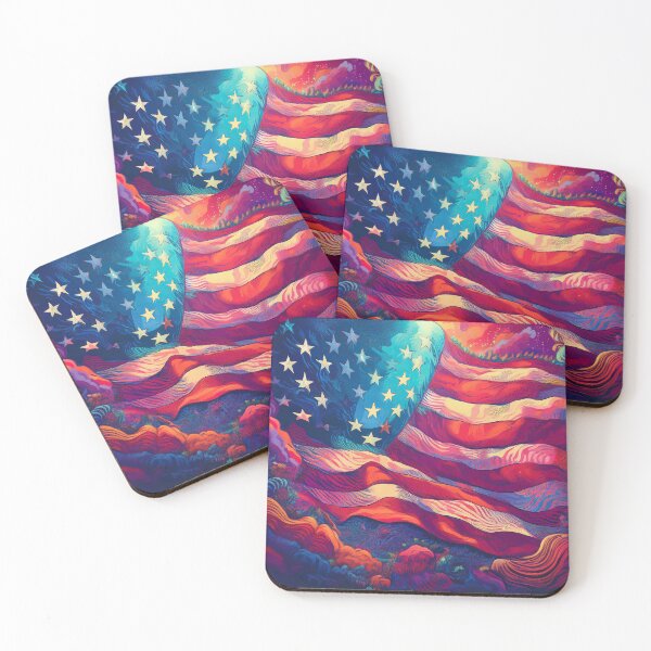 Item preview, USA flag art designed and sold by Andre Faubert.