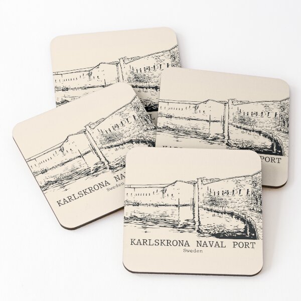 Item preview, Karlskrona Naval Port - Sweden designed and sold by Lakeric Cityscapes.
