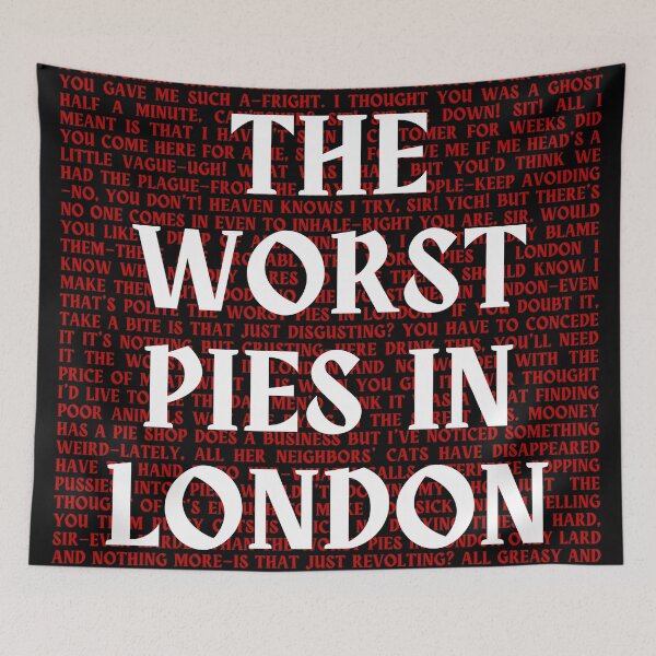 Item preview, Sweeney Todd lyrics designed and sold by broadwaygirl142.