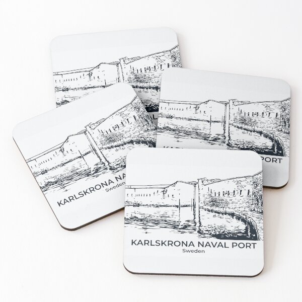 Item preview, Karlskrona Naval Port - Sweden designed and sold by Lakeric Cityscapes.