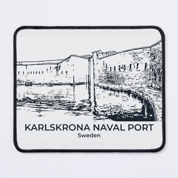 Item preview, Karlskrona Naval Port - Sweden designed and sold by Lakeric Cityscapes.