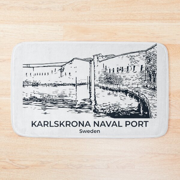 Item preview, Karlskrona Naval Port - Sweden designed and sold by Lakeric Cityscapes.