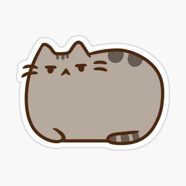 Vista previa del artículo con la obra «Pusheen gruñón: el gato más temperamental», diseñado y vendido por moroingo.