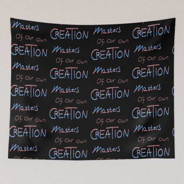 Item preview, Masters of our own creation - Pink and blue designed and sold by spearheadprints.
