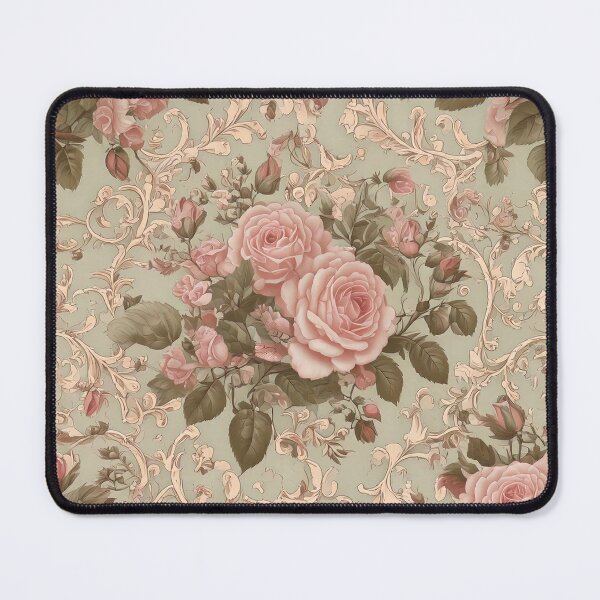 Item preview, Intertwining roses and vines in soft pastels designed and sold by Designbes.