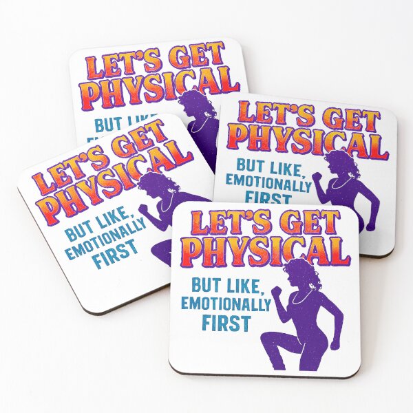 Item preview, Let's Get Physical Funny Emotional Fitness Design Sport designed and sold by Amanda's Factory.