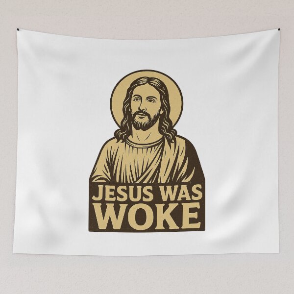Item preview, Jesus Was Woke – Social Justice Faith-Based  designed and sold by The Junto Shop.