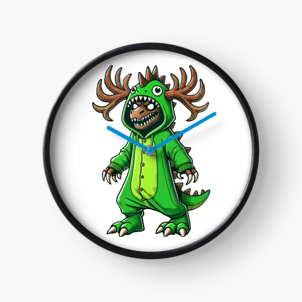 Item preview, Reindeer Wearing Dinosaur Costume Halloween Cosplay T-Rex designed and sold by Artistoos.