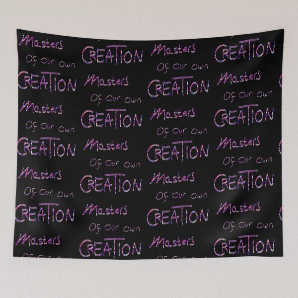 Item preview, Masters of our own creation - Pink, blue and purple designed and sold by spearheadprints.