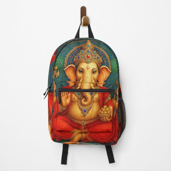 Item preview, Mandala sagrado de Ganesha rojo y azul designed and sold by GuyBlank.