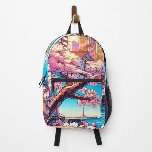 Item preview, Elegant Comic Style Sakura Flower Illustration – Vibrant AI Art for Clothing & Accessories, Perfect for Nature Lovers designed and sold by knalpot-design.