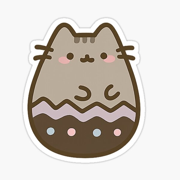 Item preview, Pusheen Chocolate Eggshell Cutie designed and sold by moroingo.