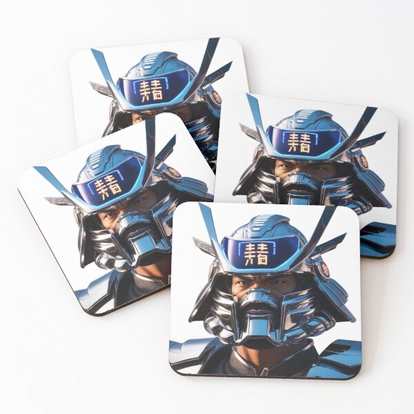 Item preview, Futuristic Samurai Design – Digitized Ancient Warrior designed and sold by StormArte.