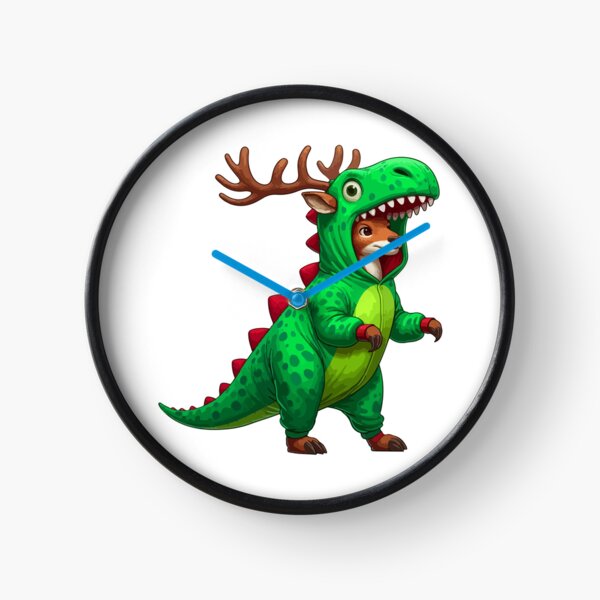 Item preview, Reindeer Wearing Dinosaur Costume Halloween Cosplay T-Rex designed and sold by Artistoos.