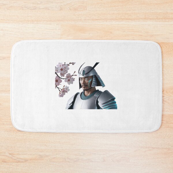 Item preview, Futuristic Samurai Design – Cherry Blossom Spirit designed and sold by StormArte.