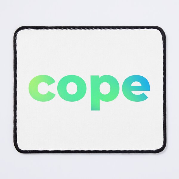Item preview, Cope Teal Blue  designed and sold by Memes N Lore .