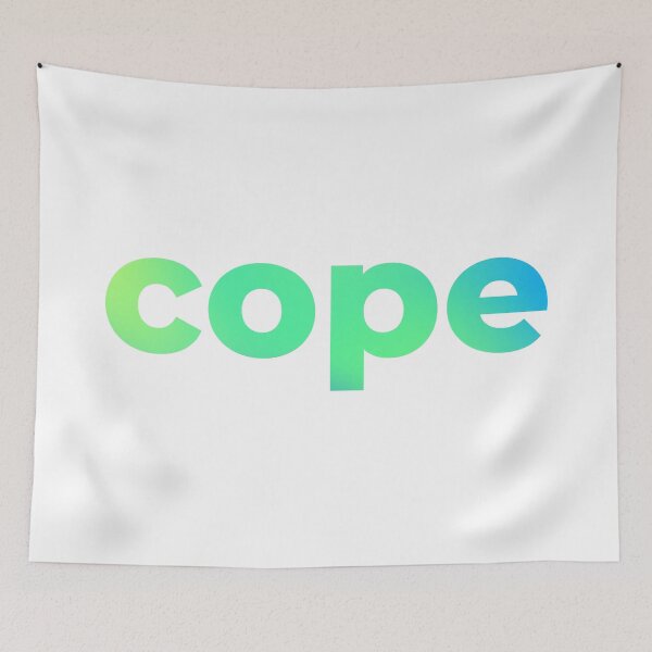 Item preview, Cope Teal Blue  designed and sold by Memes N Lore .