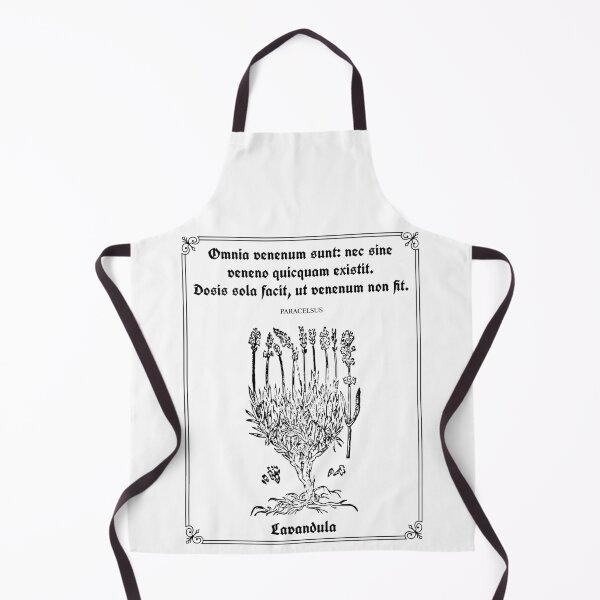 Item preview, Paracelsus Quote – Botanical Lavender Art – Vintage Herbal Medicine Design designed and sold by LeliMystic.