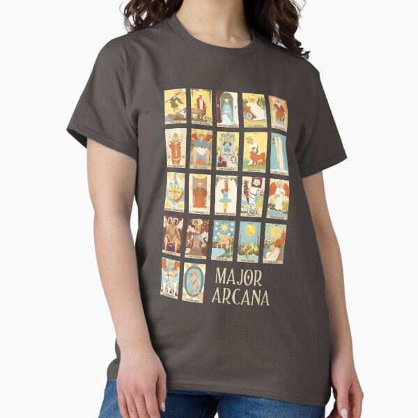 Vista previa del artículo con la obra «Cartas del Tarot de los Arcanos Mayores Oscuros», diseñado y vendido por wisemagpie.