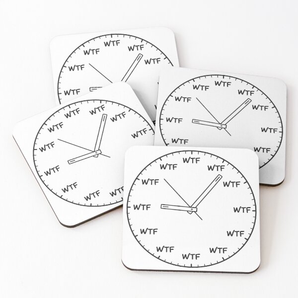 Item preview, WTF O'CLOCK designed and sold by oddwonders.