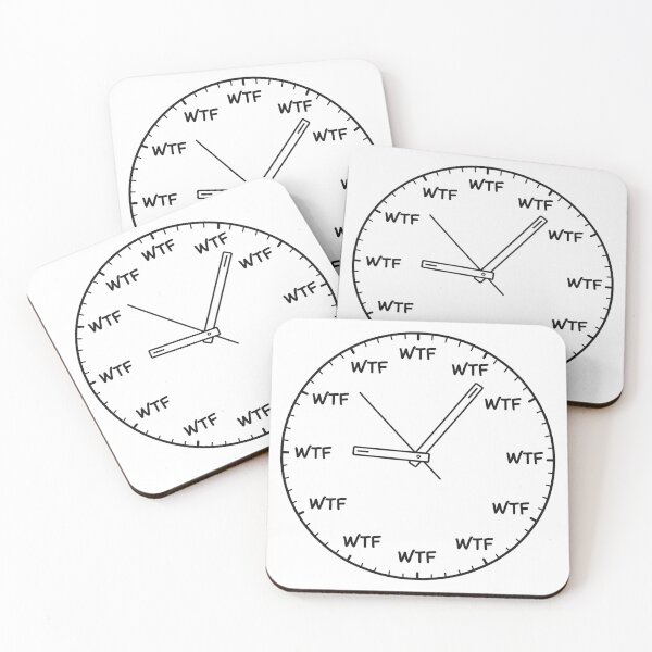 Item preview, WTF O'CLOCK designed and sold by oddwonders.